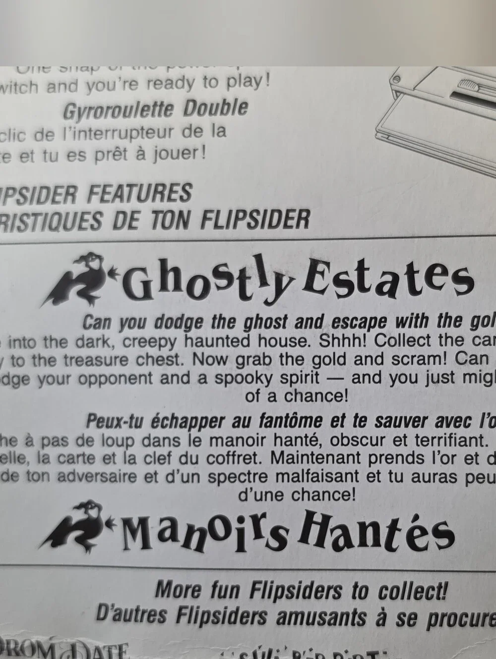 Vintage 1988 Milton Bradley Flipsiders Ghostly Estates Game New In Package RARE